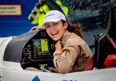 Belgische pilote Zara Rutherford bijna terug thuis na reis rond de wereld