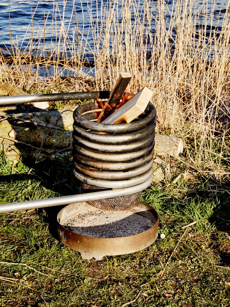Brander van de Hottub. Beeld Marie Wanders