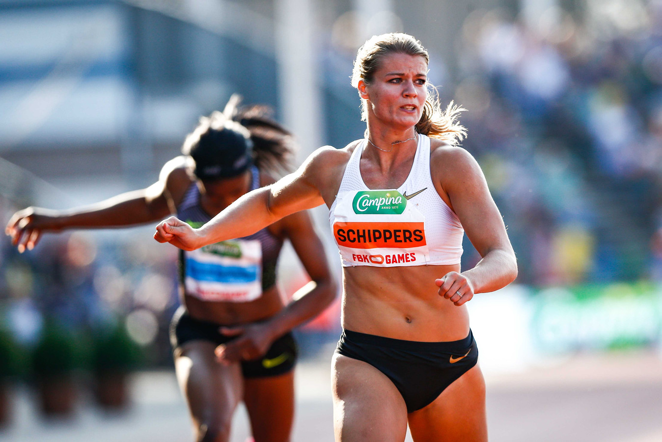 Dafne Schippers Wint De 200 Meter Overtuigend In 22 44 Foto Tubantia Nl