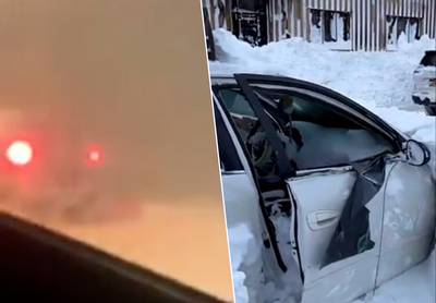 Amerikaanse deelt laatste beelden van zus die overlijdt in haar auto tijdens sneeuwstorm