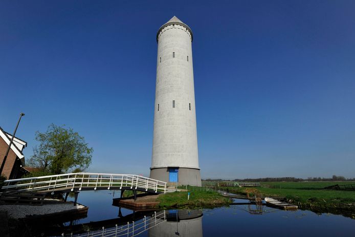 De watertoren in de Meije, tussen Bodegraven, Woerden en Nieuwkoop.