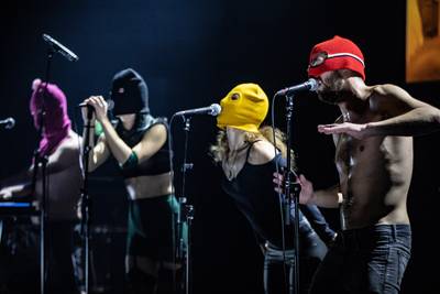 Activisten Russische punkband Pussy Riot in hongerstaking