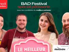 Quatre candidats du “Meilleur Pâtissier” vous donnent rendez-vous au BAD Festival à Charleroi