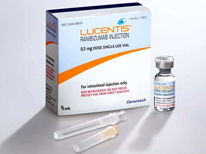 Lucentis, een medicijn van Novartis tegen ouderdomsblindheid.