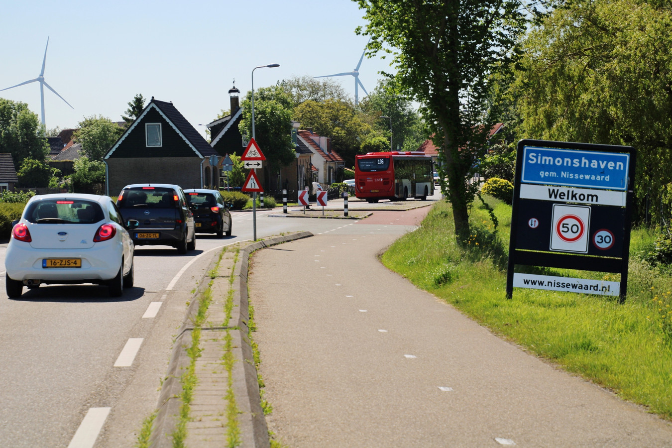 Maximumsnelheid Simonshaven opnieuw eigenhandig teruggebracht met 30 km ...