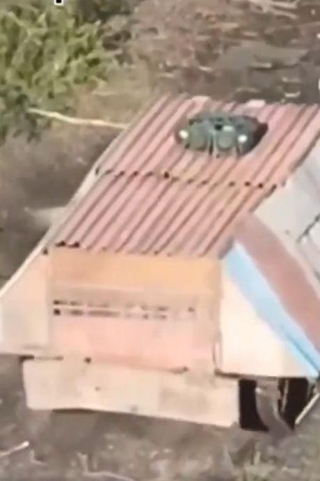 “Un char tortue”: le nouveau tank étonnant déployé par la Russie en Ukraine