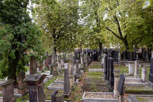 De joodse begraafplaats in het Duitse Halle