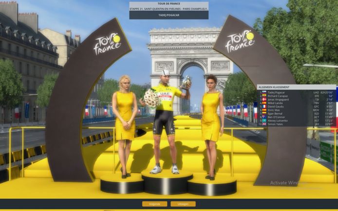Tadej Pogacar wint volgens onze Tour-simulatie de Ronde van Frankrijk.
