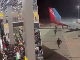 Russische luchthaven wordt bestormd vanwege landing vliegtuig uit Israël