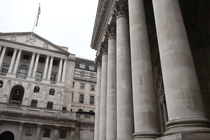 La Banque d'Angleterre.