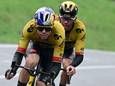 LIVE wielrennen | Wout van Aert met ploeggenoot bezig aan indrukwekkende koppeltijdrit in slotfase Gent-Wevelgem