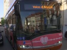 Un bus de la STIB diffuse des messages privés aux bruxellois