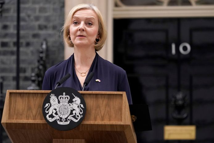 De onrust ontstond de voorbije weken tijdens de regeerperiode van premier Liz Truss.