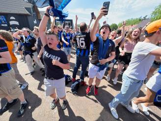 Dolle vreugde in Brugge na derde goal tegen Antwerp: duizenden Club-fans dromen al van feest