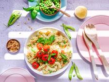 Wat Eten We Vandaag: Pastasalade met erwtjes en prosciutto