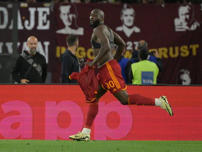 Lukaku kopt Romeinen naar winst in laatste wedstrijd voor Roma