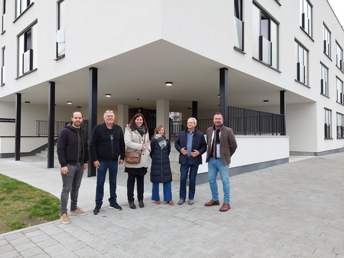In Zeebrugge zijn nieuwe appartementen ingehuurd door het OCMW van Brugge