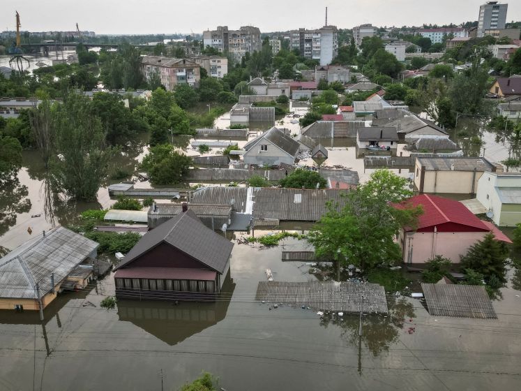 Une zone de plus de 600 km² inondée après la destruction du barrage de Kakhovka
