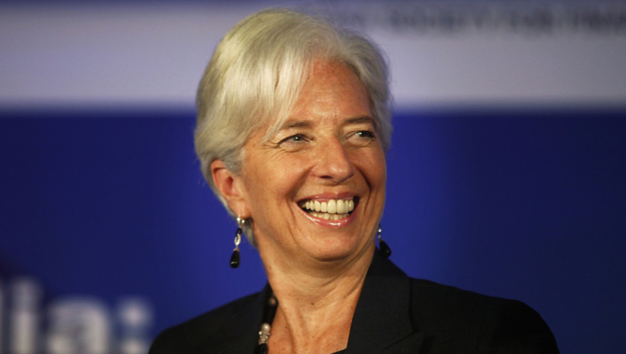IMF-voorzitter Christine Lagarde Beeld ap