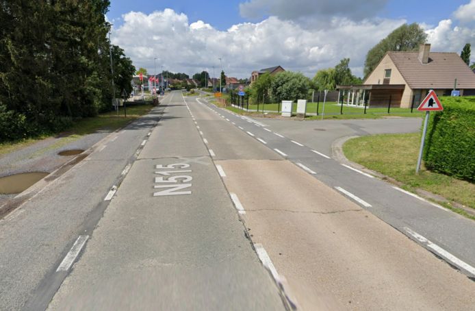 Het ongeval vond plaats langs de Chaussée de Warneton in Komen (Henegouwen).