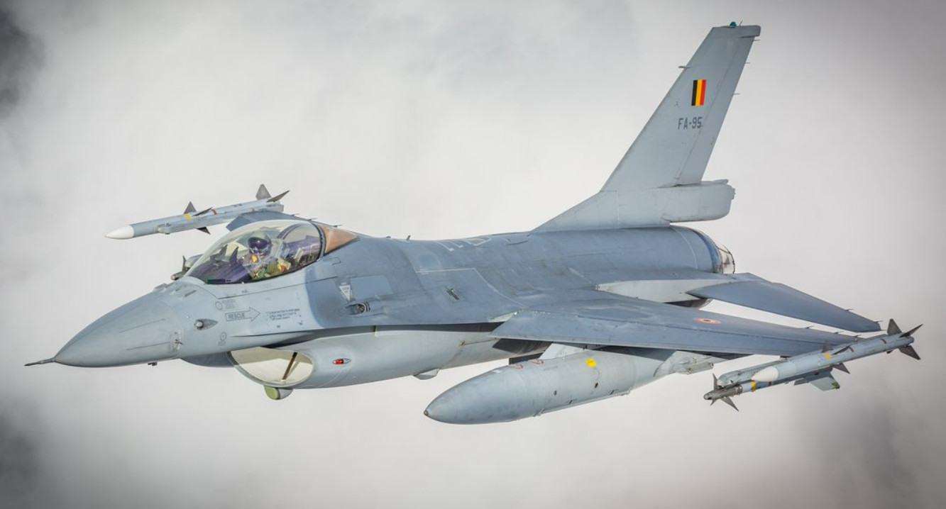 Een F-16 van de Belgische luchtmacht. Beeld ter illustratie.