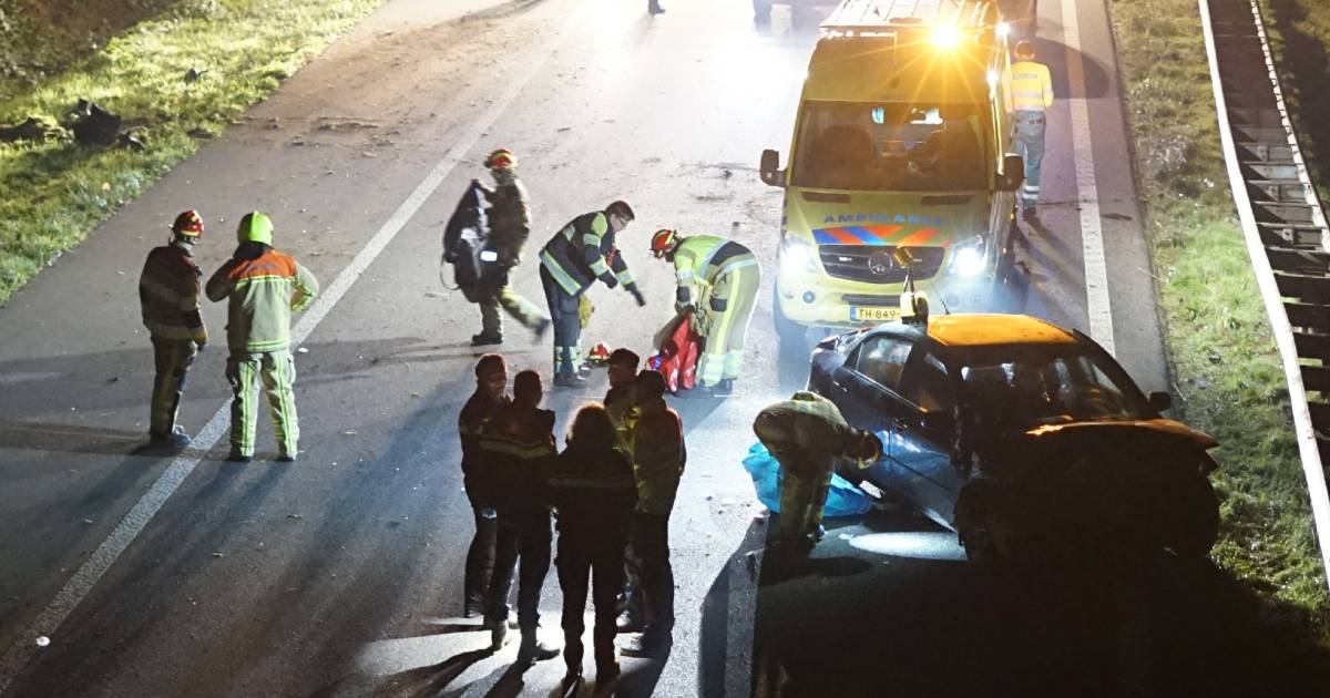 Twee gewonden bij ongeval A326 Wijchen.