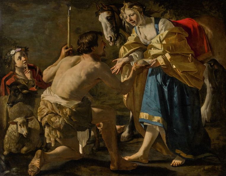 Granida en Daifilo van Dirck van Babuuren. Beeld Collectie J.E. Safra