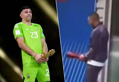 Filmé à son insu, Kylian Mbappé imite le geste obscène d'Emiliano Martínez