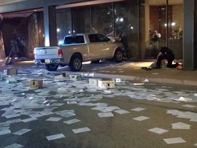 Woedende man ramt gebouw van nieuwszender Fox 4 in Dallas