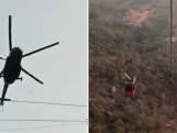 Twee kabelbanen botsen op elkaar in India