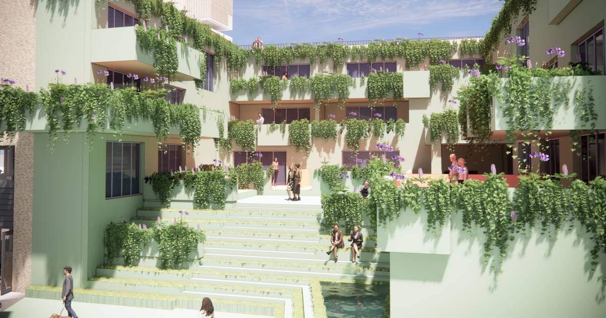 Creatie Samenhangend Verbinding Schijndel volgt Babylon met hangende tuinen, slapen kan straks in kubus op  het dak | Meierij | bd.nl