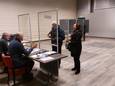 Beeld van het stembureau in Middelaar.