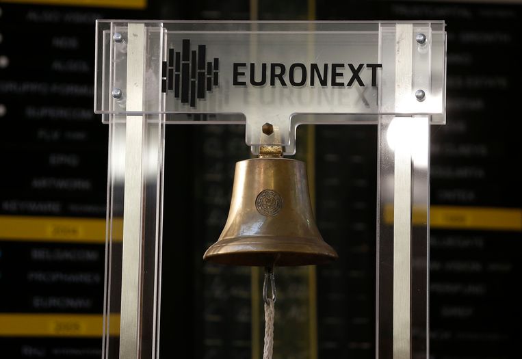 De Euronext-beurs in Brussel. Beeld BELGA