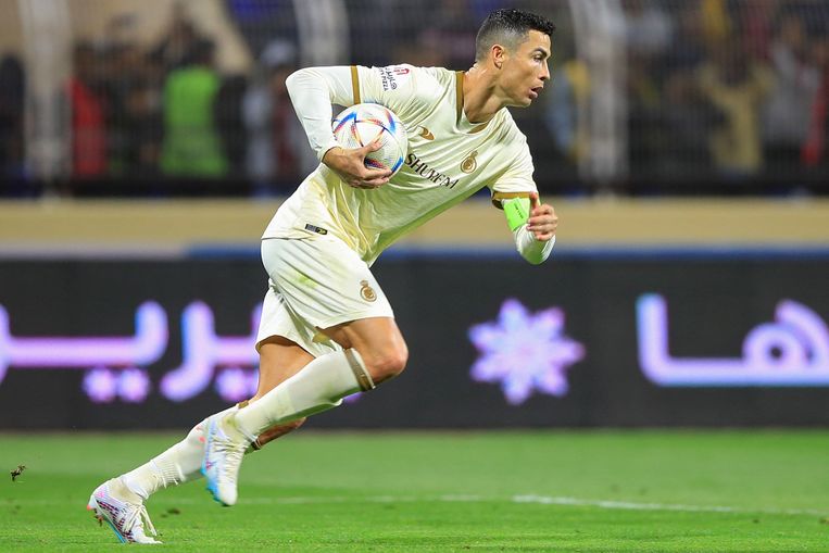Cristiano Ronaldo in action for Saudi club Al-Nassr.  ImageAFP