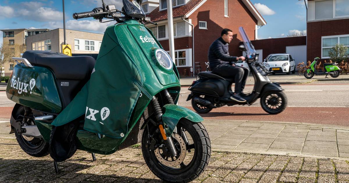 Na felgroene scooters nu donkergroene scooters in Loon op Zand Felyx is de naam Brabant