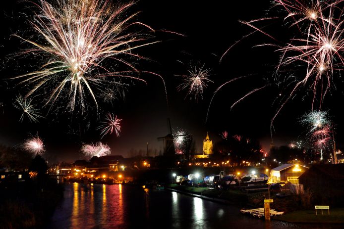 Archieffoto van vuurwerk in Gorinchem.