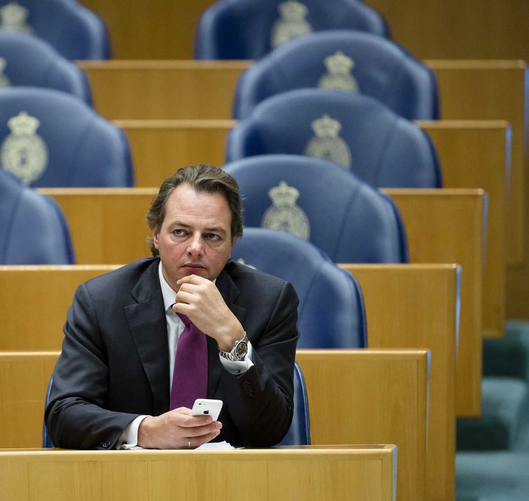 PVV'er Barry Madlener in de Tweede Kamer. Beeld anp