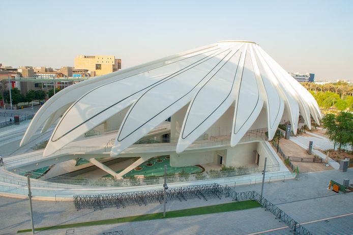 Het paviljoen van de Verenigde Arabische Emiraten.