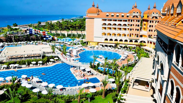 Een goedkope reis naar een Turks luxehotel bleek oplichting. Beeld EPA