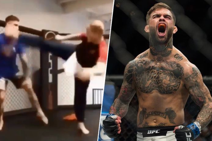 Cody Garbrandt bleef met rode (en pijnlijke) kaken achter na zijn clash met Jean-Claude Van Damme.