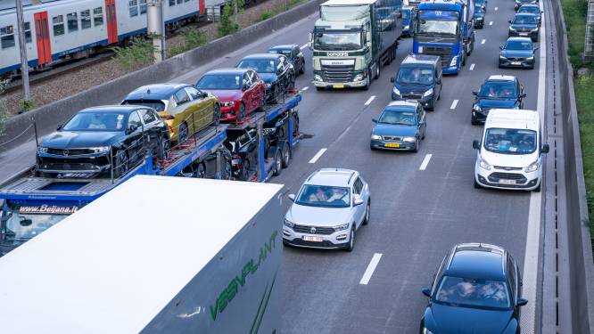Half uur file op Antwerpse Ring richting Nederland: ongeval ter hoogte van Borgerhout