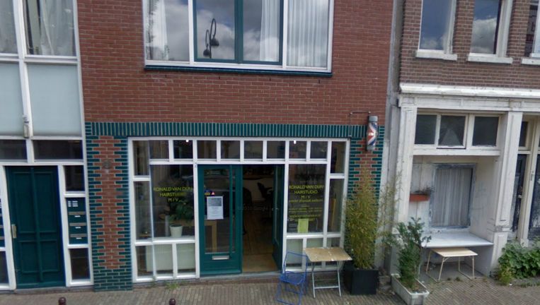 De kapperszaak op de Laagte Kadijk. Beeld Google Maps