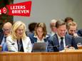 Sigrid Kaag, minister van Financien en Premier Mark Rutte tijdens de tweede dag van de Algemene Politieke Beschouwingen, het debat na de Troonrede op Prinsjesdag.