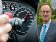 Woordvoerder Filip Rylant van TRAXIO legt het verschil uit tussen de geregistreerde snelheid van de flitspaal en die van de snelheidsmeter van je auto.