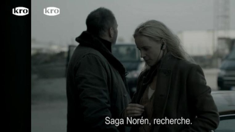 Saga Norén gaf haar collega aan. Beeld 