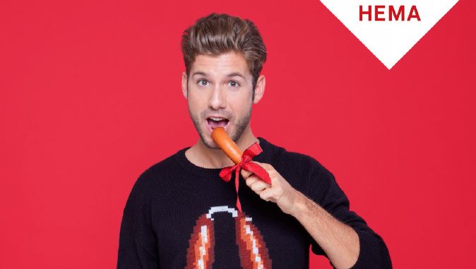 Foute discount kersttrui hema