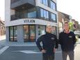 Jonas Vermeersch en Michiel Vandromme aan de tweede vestiging van Verjon in Emelgem.