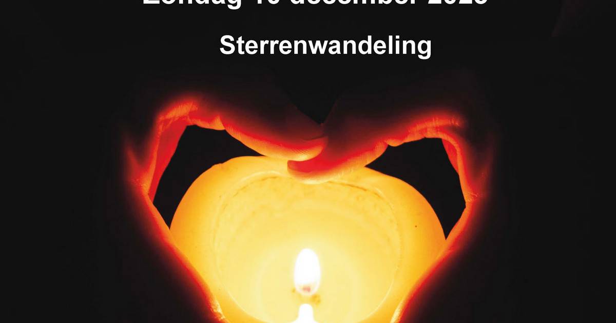 Wereldlichtjesdag Sterrenwandeling Boutersem hln.be