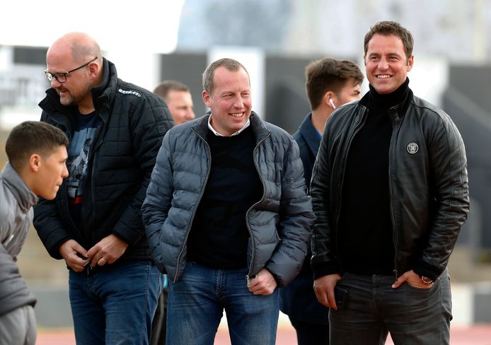 Standard-voorzitter Bruno Venanzi en Olivier Renard.