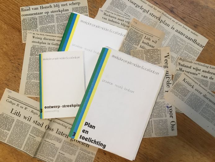 Het veelbesproken Streekplan Midden en Oost-Brabant (1976/77) en een selectie uit de vele artikelen uit het Brabants Dagblad.
